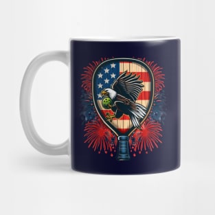 Pickleball 4th of July Eagle Patriotic Design #2 Mug